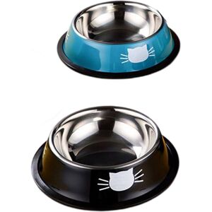 Unbranded 2pcs Pet Bowl Dog Supplies Rustproof Food Bowls Feeding Dish Food Unbranded 2pcs Pet Bowl Dog Supplies Rustproof Food Bowls Feeding Dish Food