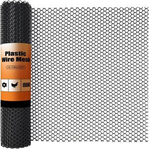Unbranded Plastic Chicken Wire Mesh-19.6 in X 10 Ft, Plastic Wire Mesh Fence for Dogs,Cats Unbranded Plastic Chicken Wire Mesh-19.6 in X 10 Ft, Plastic Wire Mesh Fence for Dogs,Cats