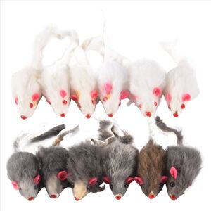 Unbranded Real Fur Mice Cat Toys Pet Toy Children'S Toys 12-Pack Unbranded Real Fur Mice Cat Toys Pet Toy Children'S Toys 12-Pack