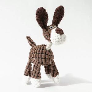 CXINLky (Brown) Indestructible Robust Donkey, Squeaky Dog Toys For Aggressive Chewers, S CXINLky (Brown) Indestructible Robust Donkey, Squeaky Dog Toys For Aggressive Chewers, S