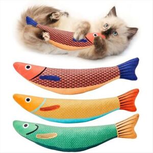 Unbranded 3 Pcs Cat Toys Saury Fish,Cat Chew Toy Catnip for Indoor Cats Unbranded 3 Pcs Cat Toys Saury Fish,Cat Chew Toy Catnip for Indoor Cats