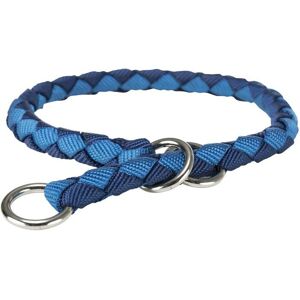 Semi-choker collar - TRIXIE - 47–55 cm - ø 18 mm - Indigo/Royal Blue - Braided r Semi-choker collar - TRIXIE - 47–55 cm - ø 18 mm - Indigo/Royal Blue - Braided r