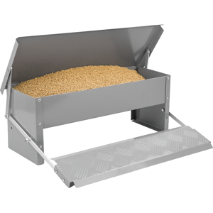 KCT 5kg Automatic Chicken Feeder Mechanical Auto Steel Trough Poultry Duck Hen G KCT 5kg Automatic Chicken Feeder Mechanical Auto Steel Trough Poultry Duck Hen G