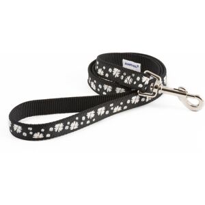 Ancol Fashion Nylon Lead Black Daisy 19mm X1m Ancol Fashion Nylon Lead Black Daisy 19mm X1m