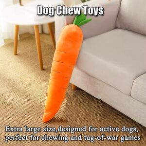 Unbranded Giant Carrot Dog Toy, Squeaky Large Plush Dog Toys with Durable & Safe and Chew- Unbranded Giant Carrot Dog Toy, Squeaky Large Plush Dog Toys with Durable & Safe and Chew-