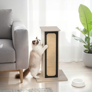 PawHut 63cm Cat Scratching Post, Scratcher w/ Replaceable Scratching Board PawHut 63cm Cat Scratching Post, Scratcher w/ Replaceable Scratching Board