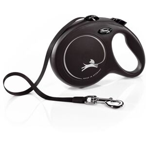 (5m, Black) Flexi New Classic Tape Large Retractable Dog Lead (5m, Black) Flexi New Classic Tape Large Retractable Dog Lead