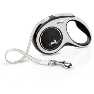 (5m, Black) Flexi New Comfort Tape Retractable Dog Lead (5m, Black) Flexi New Comfort Tape Retractable Dog Lead