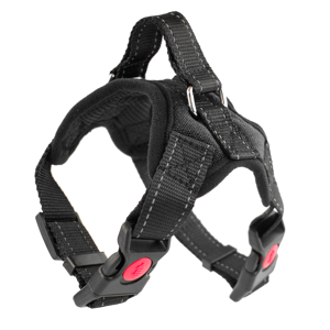 (Black Harness, Extra Small (XS)) KCT No Pull Padded Dog Harnesses Red/Black/Blu (Black Harness, Extra Small (XS)) KCT No Pull Padded Dog Harnesses Red/Black/Blu
