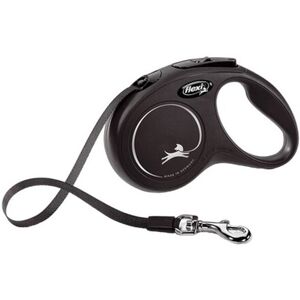 (5m, Black) Flexi New Classic Small Retractable Dog Lead (5m, Black) Flexi New Classic Small Retractable Dog Lead