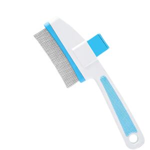 Unbranded Brush for Cats Shedding Ergonomic ReleaseButton Grooming Tool Blue For Long And Unbranded Brush for Cats Shedding Ergonomic ReleaseButton Grooming Tool Blue For Long And