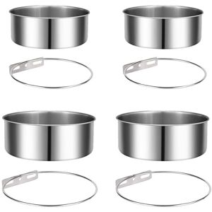 Unbranded Dog Bowls 4 Pack, Stainless Steel Dog Food Bowl and Water Bowl, Hanging Dog Bowl Unbranded Dog Bowls 4 Pack, Stainless Steel Dog Food Bowl and Water Bowl, Hanging Dog Bowl