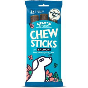 Lily's Kitchen Chew Sticks with Salmon - Grain Free Natural Dental Dog Treats (1 Lily's Kitchen Chew Sticks with Salmon - Grain Free Natural Dental Dog Treats (1