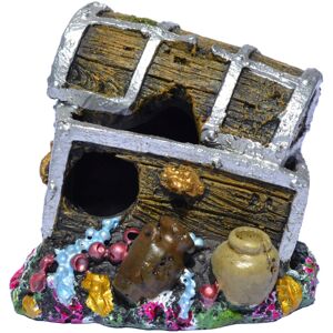 Supa Treasure Chest Aquarium/Fish Tank Ornament, Realistic Detail, App Supa Treasure Chest Aquarium/Fish Tank Ornament, Realistic Detail, App