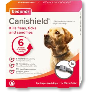 Beaphar - Canishield Medicated Flea & Tick Collar for Large Dogs - Ki Beaphar - Canishield Medicated Flea & Tick Collar for Large Dogs - Ki