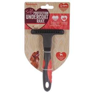 Rosewood Soft Protection Undercoat Rake for Dogs, Small High Quality Rosewood Soft Protection Undercoat Rake for Dogs, Small High Quality