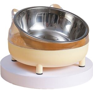 Unbranded Raised Tilted Stainless Steel Bowl For Pets, Ergonomic Slanted Dog Food Bowl Non Unbranded Raised Tilted Stainless Steel Bowl For Pets, Ergonomic Slanted Dog Food Bowl Non