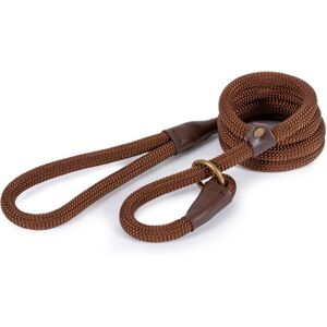 Ancol Deluxe Nylon Rope Slip Lead Brown 1.5mx12mm Ancol Deluxe Nylon Rope Slip Lead Brown 1.5mx12mm