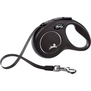 Flexi New Classic Retractable Lead Tape, Small, 5 m, Black Flexi New Classic Retractable Lead Tape, Small, 5 m, Black