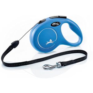 Flexi New Classic Cord Retractable Lead Blue Small 8m 12kg Flexi New Classic Cord Retractable Lead Blue Small 8m 12kg