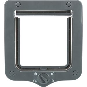 Trixie 4-Way Cat Flap, Grey, 490 g Trixie 4-Way Cat Flap, Grey, 490 g
