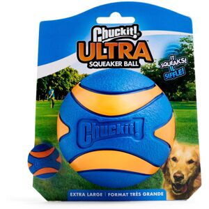 ChuckIt! Ultra Squeaker Ball Dog Toy, Durable High Bounce Floating Rubber Squeak ChuckIt! Ultra Squeaker Ball Dog Toy, Durable High Bounce Floating Rubber Squeak