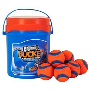 ChuckIt! Ultra Ball Dog Toy Chuckit Bucket Durable Rubber Dog Ball and Bucket Hi ChuckIt! Ultra Ball Dog Toy Chuckit Bucket Durable Rubber Dog Ball and Bucket Hi