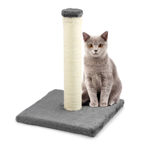 KCT Cat Scratching Post Tree - Small - Grey - Cat furniture KCT Cat Scratching Post Tree - Small - Grey - Cat furniture