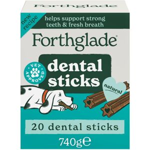 Forthglade Natural Dog Dental Sticks (20 Sticks) - Plant-Based & Grain Free Dog Forthglade Natural Dog Dental Sticks (20 Sticks) - Plant-Based & Grain Free Dog