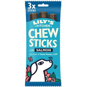 Lily's Kitchen Chew Sticks with Salmon - Grain Free Natural Dental Dog Treats (1 Lily's Kitchen Chew Sticks with Salmon - Grain Free Natural Dental Dog Treats (1