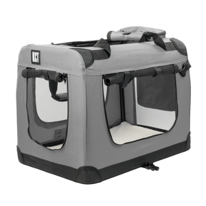 KCT Medium Grey Fabric Pet Carrier Travel Transport Bag for Cats and Dogs KCT Medium Grey Fabric Pet Carrier Travel Transport Bag for Cats and Dogs