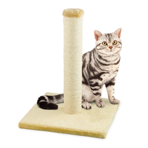 (Small, Beige) KCT Cat Scratching Post for Indoor Kitten 40/78cm Scratcher Pole (Small, Beige) KCT Cat Scratching Post for Indoor Kitten 40/78cm Scratcher Pole