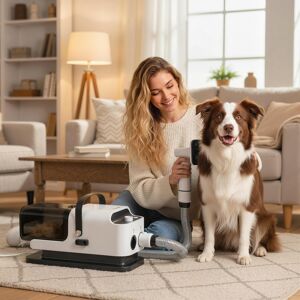 PawHut 5 in 1 Dog Grooming Vacuum & Dog Dryer with Electric Clipper PawHut 5 in 1 Dog Grooming Vacuum & Dog Dryer with Electric Clipper