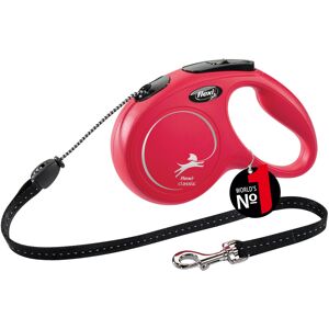 Flexi New Classic Retractable Lead Cord, Medium, Red Flexi New Classic Retractable Lead Cord, Medium, Red