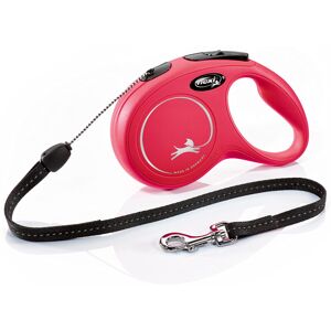 Flexi New Classic Cord Retractable Lead Red Small 8m 12kg Flexi New Classic Cord Retractable Lead Red Small 8m 12kg