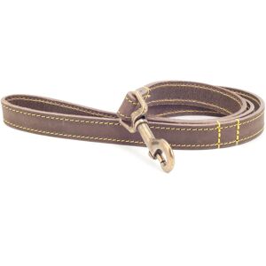 Ancol Timberwolf Leather Dog Lead, 1 m, Sable Ancol Timberwolf Leather Dog Lead, 1 m, Sable