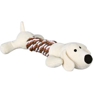 Trixie squeaky plush rope dog toy Trixie squeaky plush rope dog toy