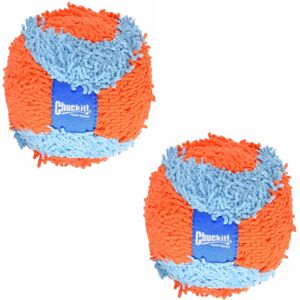Chuckit! INDOOR FETCH TOYS Dog & Puppy Soft Interactive Play ROLLER BALL 2 PACK Chuckit! INDOOR FETCH TOYS Dog & Puppy Soft Interactive Play ROLLER BALL 2 PACK