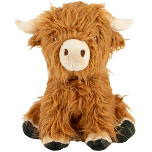 Ancol Heritage Traditional Plush Fergus Highland Cow Dog Toy Ancol Heritage Traditional Plush Fergus Highland Cow Dog Toy