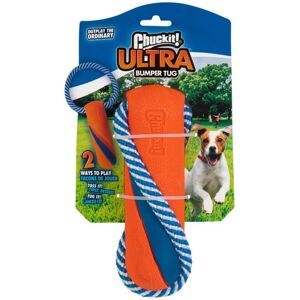 Chuckit! Ultra Bumper Tug Dog Toy Rope and Rubber Fetch Toy Tug of War for Dogs Chuckit! Ultra Bumper Tug Dog Toy Rope and Rubber Fetch Toy Tug of War for Dogs