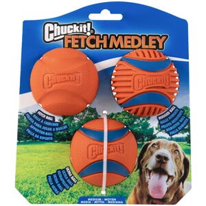 Chuckit! Fetch Medley Gen 3 Rubber Dog Balls, Ultra Ball, Rugged Ball, Fetch Bal Chuckit! Fetch Medley Gen 3 Rubber Dog Balls, Ultra Ball, Rugged Ball, Fetch Bal