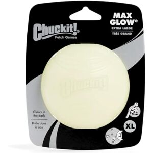 Chuckit! Max Glow Dog Ball Glow In The Dark Light Up Ball High Visibility Fetch Chuckit! Max Glow Dog Ball Glow In The Dark Light Up Ball High Visibility Fetch
