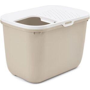 Savic cat litter tray Hop In - beige - top entry - anti-tracking - contemporary Savic cat litter tray Hop In - beige - top entry - anti-tracking - contemporary
