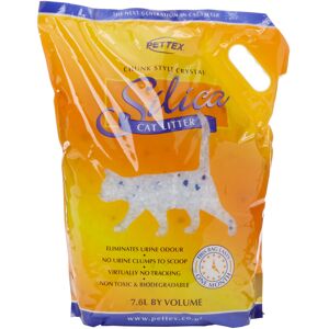 Pettex Silica Cat Litter Granules, 7.6L, clear Pettex Silica Cat Litter Granules, 7.6L, clear
