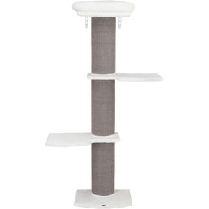 Trixie Acadia Gray/White Designer Wall Mounted Cat Tower, with Oversized Scratch Trixie Acadia Gray/White Designer Wall Mounted Cat Tower, with Oversized Scratch