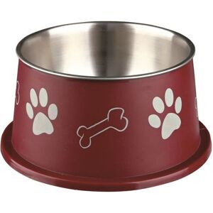 Trixie Long-ear Bowl, Stainless Steel, Plastic Coated, 0.9 L/ø 19cm - Bowl Dog Steel - Trixie Long-ear Bowl, Stainless Steel, Plastic Coated, 0.9 L/ø 19cm - Bowl Dog Steel -