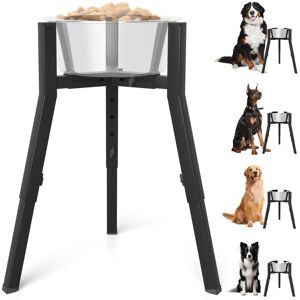 TIDANT Elevated Dog Bowl Stand for Large Dogs, Adjustable Height & Width,Single TIDANT Elevated Dog Bowl Stand for Large Dogs, Adjustable Height & Width,Single