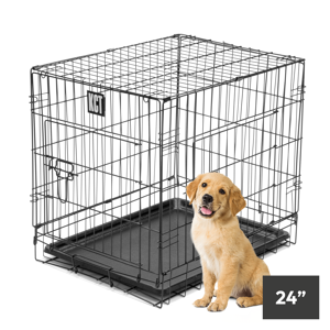 KCT - 24-Inch Small Metal Pet Crate - Pet Crate KCT - 24-Inch Small Metal Pet Crate - Pet Crate