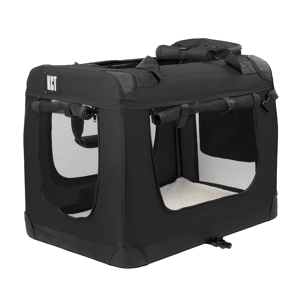 KCT Large Black Fabric Pet Carrier Travel Transport Bag for Cats and Dogs KCT Large Black Fabric Pet Carrier Travel Transport Bag for Cats and Dogs