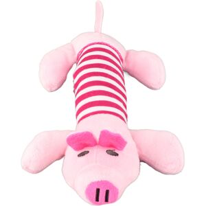 Unbranded Cute Striped Dog Plush Toy with Squeaky & 4 Legs for Pet Teeth Cleaning Unbranded Cute Striped Dog Plush Toy with Squeaky & 4 Legs for Pet Teeth Cleaning